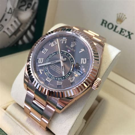 fake rolex sky dweller rose gold|rolex sky dweller price used.